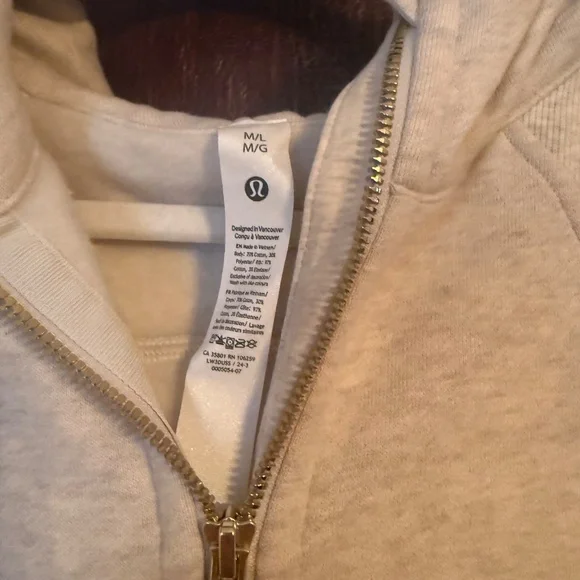 Luluemon Scuba Oversized Half-Zip Hoodie - Picture 2 of 3